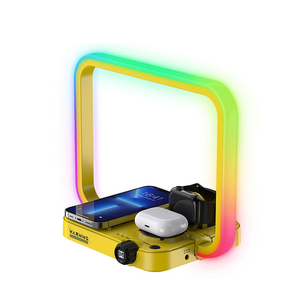 CNON Trendy 3 in 1 Multifunctional Wireless Charging Atmosphere Light