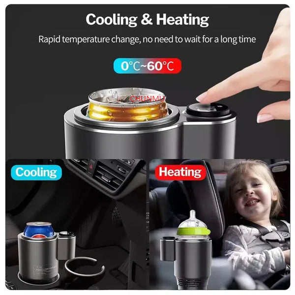 Car Heating Cooling Cup 2-in-1 inklusive Cigarette Lighter