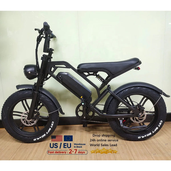 V20 ebike upgrade Fat Tire Mountain Off-road /City ebike sport Electric 250W E-bike V20 fatbike